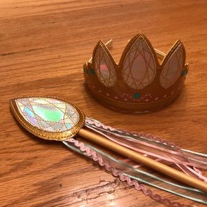 Rapunzel crown and wand